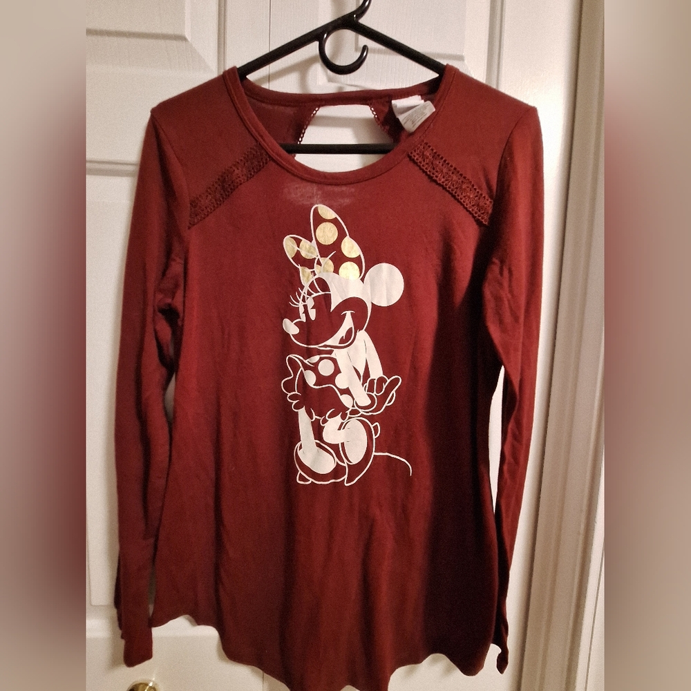 DISNEY MINNIE MOUSE JR- WOMEN'S TOP LARGE